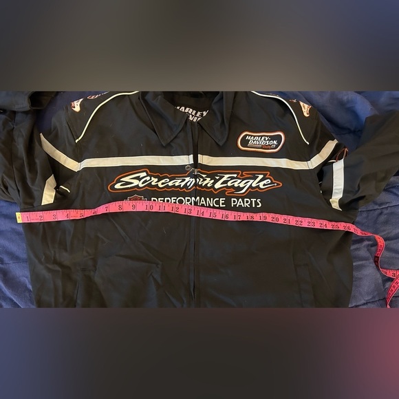 Harley-Davidson Racing Screamin Eagle Black Jacket - Picture 6 of 7
